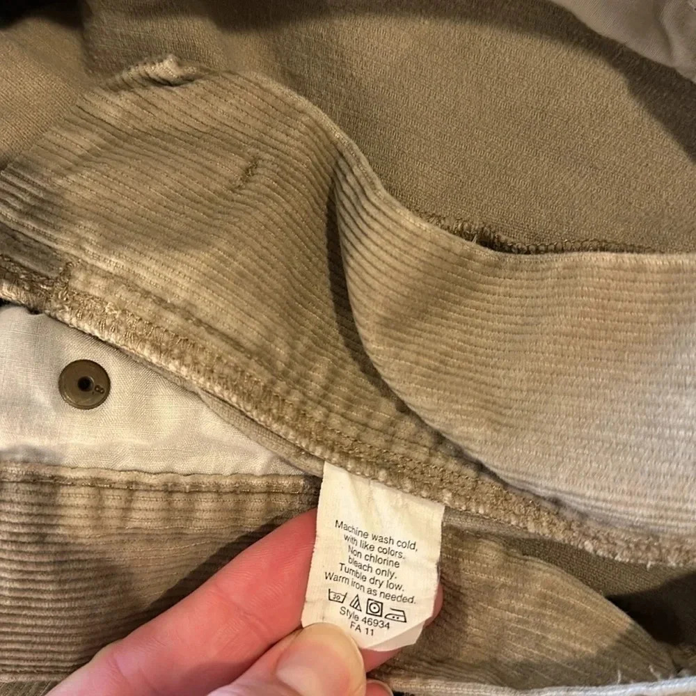 J. Crew Cords Vintage slim straight size 34x30 34 x 30 style 46934 - Picture 6 of 7